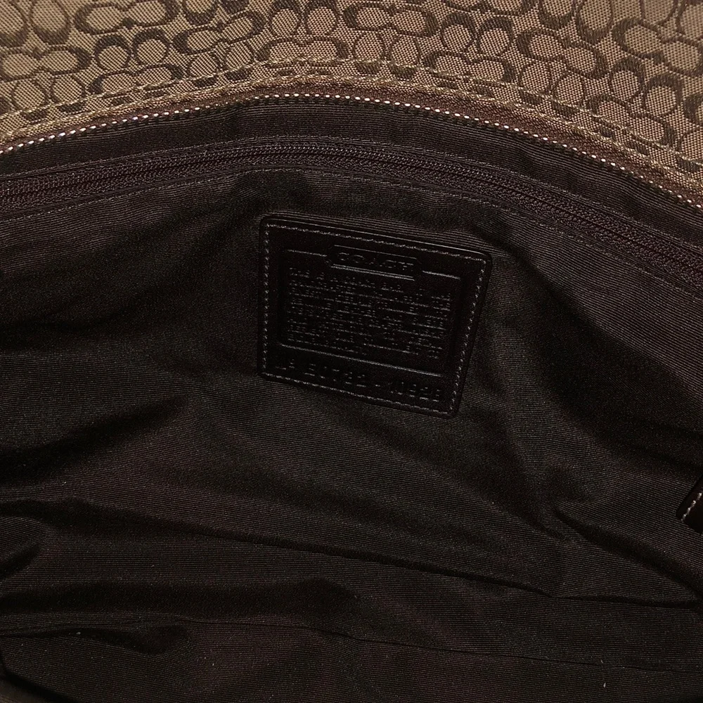 Designer Coach Y2k Purse! Leather and canvas! - Picture 4 of 4
